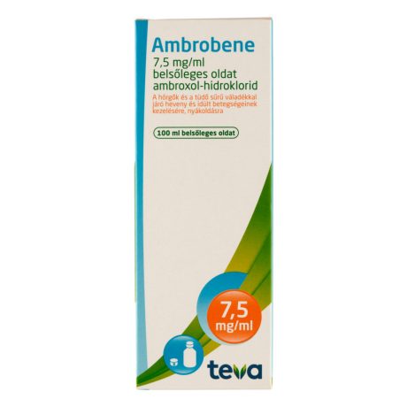 TEVA-AMBROBENE 7,5 mg/ml belsőleges oldat 100 ml