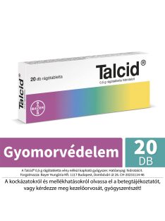 TALCID 0,5 g rágótabletta 20 db