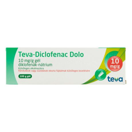 TEVA-DICLOFENAC DOLO 10 mg/g gél 100 g