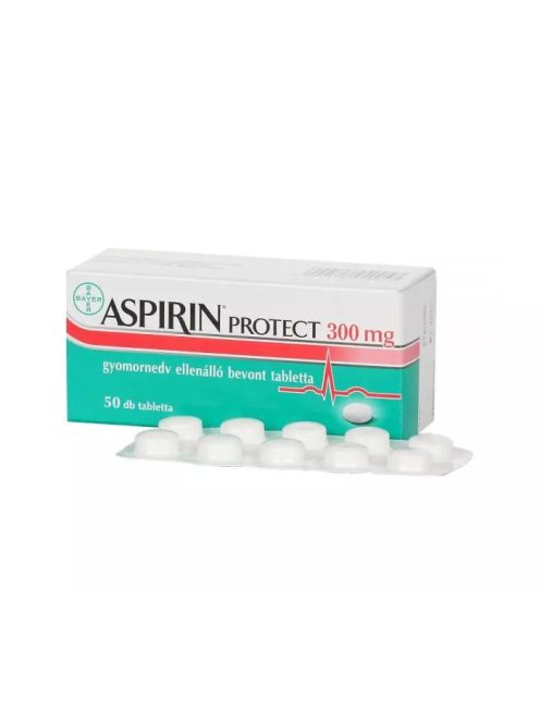 ASPIRIN PROTECT 300 mg gyomornedv-ellenálló bevont tabletta 50 db