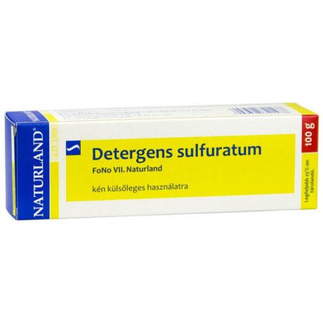 NATURLAND DETERGENS SULFURATUM gyógyszeres sampon 100 g