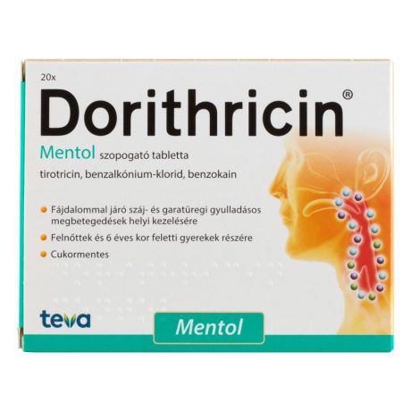 DORITHRICIN mentolos szopogató tabletta 20 db