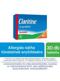 CLARITINE 10 mg tabletta 30 db