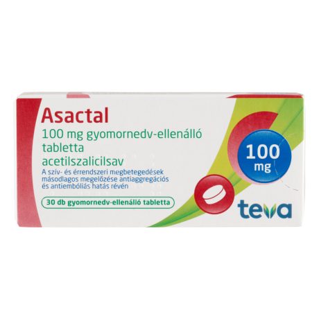 ASACTAL 100 mg gyomornedv-ellenálló tabletta 30 db