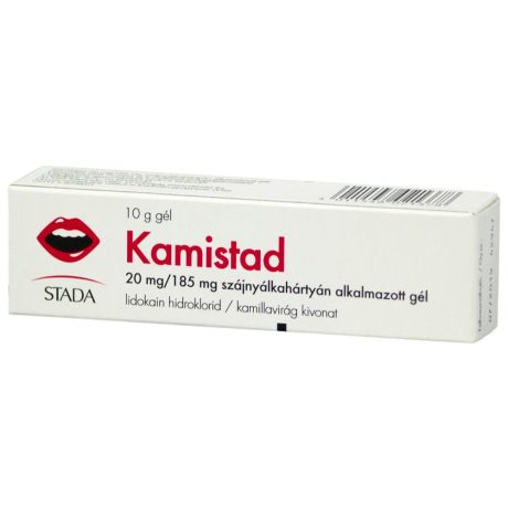 KAMISTAD 20 mg/185 mg szájnyálkahártyán alkalmazott gél 10 G