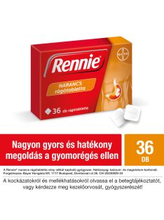 RENNIE NARANCS rágótabletta 36 db