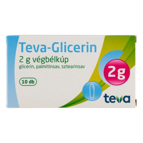 TEVA-GLICERIN 2 g végbélkúp 10 db