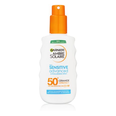 GARNIER AMBRE SOLAIRE SENSITIVE ADVANCED spray pumpás SPF50+ 150 ml