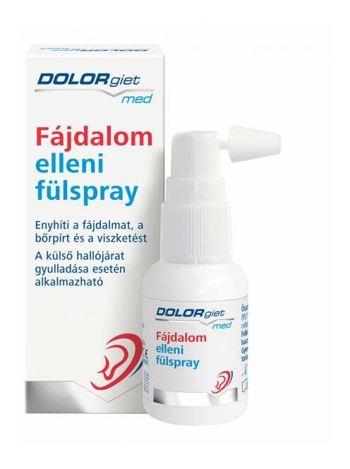 DOLORGIET MED fájdalom elleni fülspray 20 ml