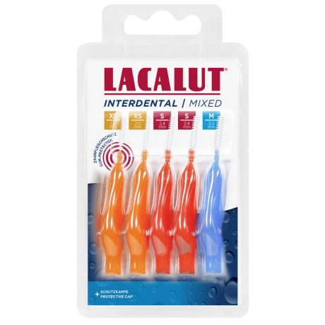 LACALUT INTERDENTAL fogköztisztító MIX 5 db (2 db XS, 2 db S, 1 db M)