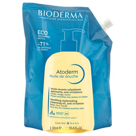 BIODERMA ATODERM olajtusfürdő öko-utántöltő 1000 ml