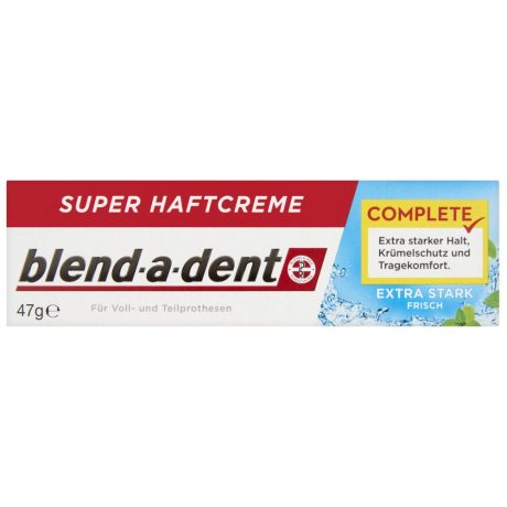 BLEND-A-DENT FRESH extra erős műfogsorrögzítő krém 47 g