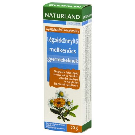 NATURLAND LÉGZÉSKÖNNYÍTŐ MELLKENŐCS gyermekeknek 70 g