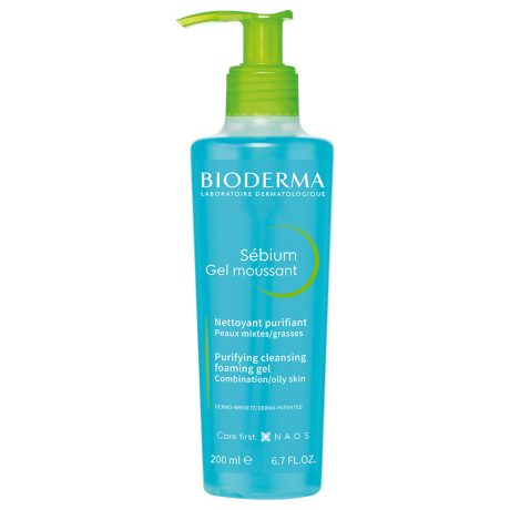 BIODERMA SÉBIUM MOUSSANT tisztító gél 200 ml