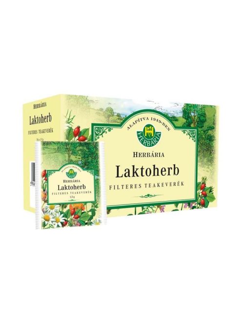 HERBARIA LAKTOHERB TEJSZAPORÍTÓ tea filteres 20 db