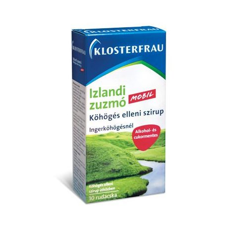 Klosterfrau IZLANDI ZUZMÓ köhögés elleni szirup 10 x 10 ml