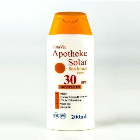 JUTAVIT APOTHEKE SOLAR SPF30 naptej 200 ML