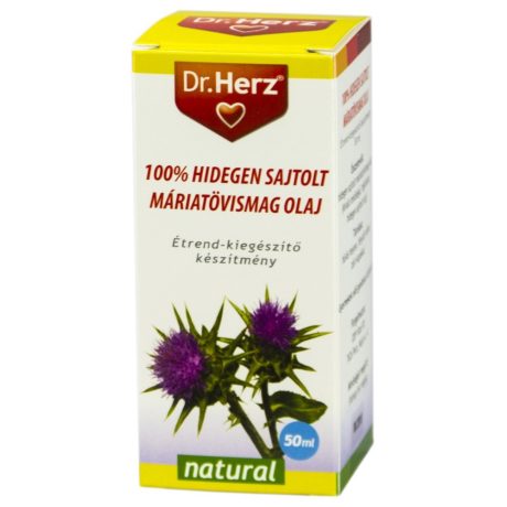 DR HERZ 100%  HIDEGEN SAJTOLT MÁRIATÖVISMAG olaj 50 ML