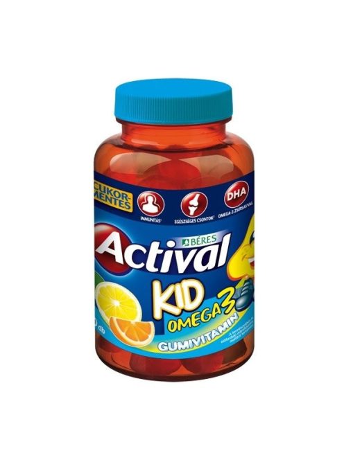 BÉRES ACTIVAL KID OMEGA-3 GUMIVITAMIN tabletta 30 db