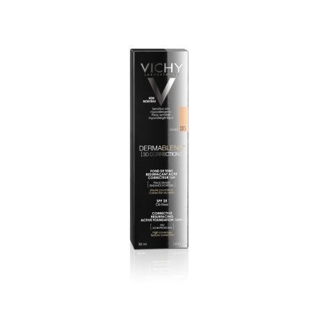 VICHY DERMABLEND 3D alapozó SAND 35 zsíros bőrre 30 ml