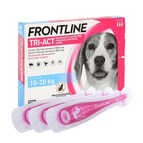 Frontline Tri-Act kutya M 10-20 kg 3x