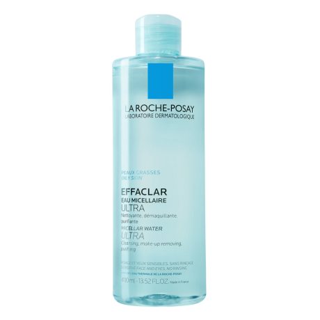 LA ROCHE-POSAY EFFACLAR ULTRA micellás arctisztító zsíros, érzékeny bőrre 400 ml