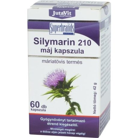 JUTAVIT SILYMARIN 210 máj kapszula 60 DB