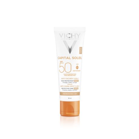 VICHY CAPITAL SOLEIL színezett napvédő krém pigment foltok ellen SPF50+ 50 ml