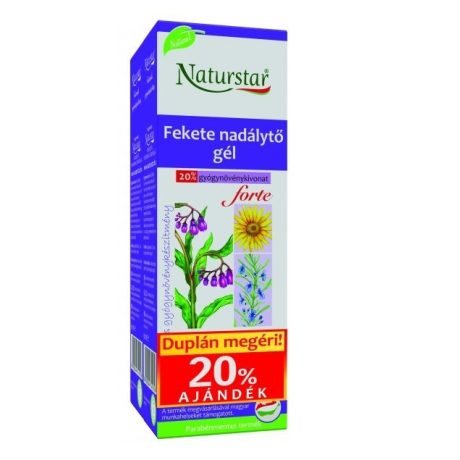 NATURSTAR FEKETE NADÁLYTŐ FORTE dupla gél 120 ml