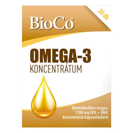 BIOCO OMEGA-3 koncentrátum kapszula 30 db