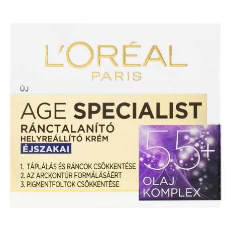 L' ORÉAL Paris age Specialist 55+ éjszakai 50 ml