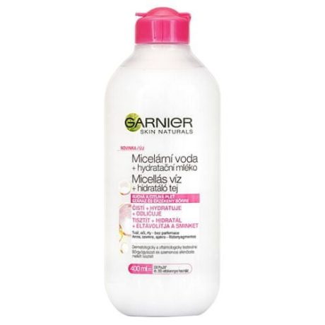 GARNIER Skin Micellás víz + Hidratáló tej száraz és érzékeny bőrre 400 ml