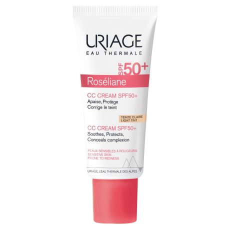 URIAGE ROSÉLIANE CC krém SPF50+ rosacea ellen 40ml