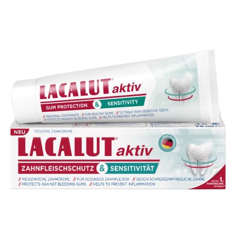 LACALUT AKTIV GUM PROTECTION&SENSITIVITY fogkrém 75 ml