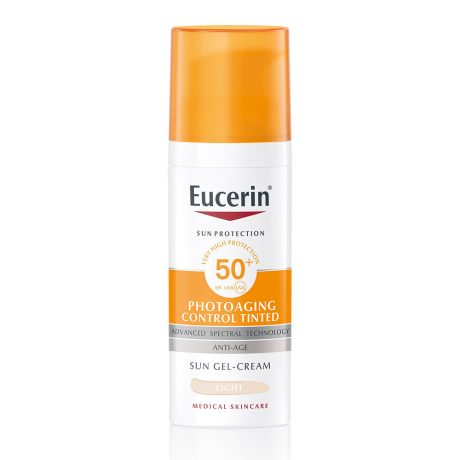 EUCERIN SUN FF50 photoaging control színezett világos 50 ml